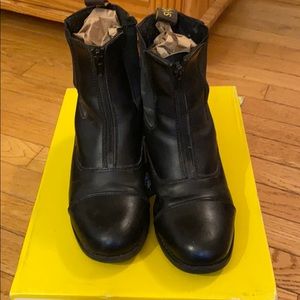 Saxon Equileather ZIp Up Paddock Boots